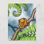 Happy Frog Postkarte (Vorderseite)
