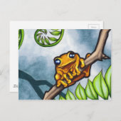 Happy Frog Postkarte (Vorne/Hinten)