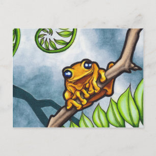 Happy Frog Postkarte