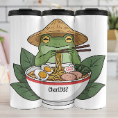 Happy Frog: Ramen Fest, Asiatischer Hut Thermosbecher