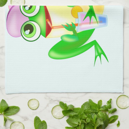 Happy Frog Sunny Kitchen Handtuch (Gefaltet)