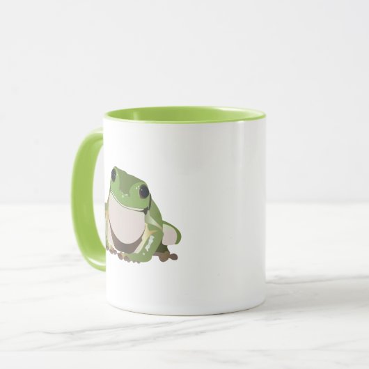 Happy Frog Tasse (Vorderseite Links)