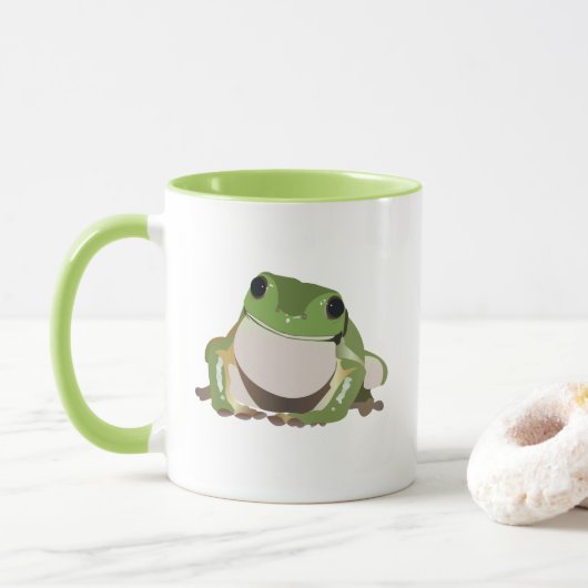 Happy Frog Tasse (Mit Donut)