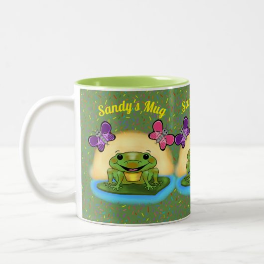 Happy Frog Tasse (Links)