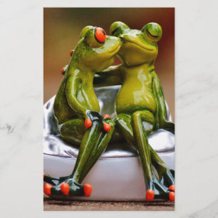 Happy Frogs Briefpapier