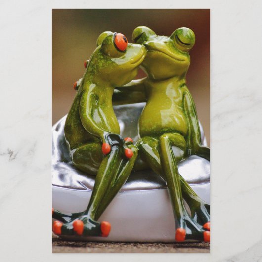 Happy Frogs Briefpapier (Vorderseite)