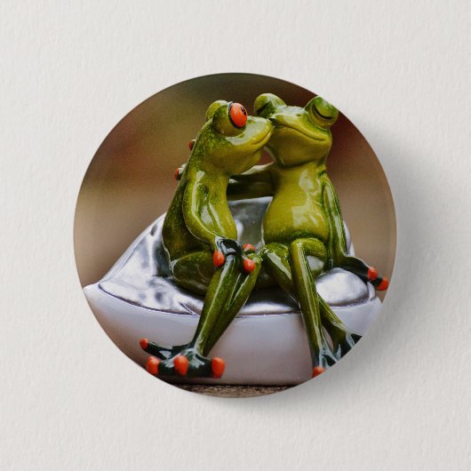 Happy Frogs Button (Vorderseite)