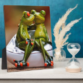 Happy Frogs Fotoplatte (Seite)