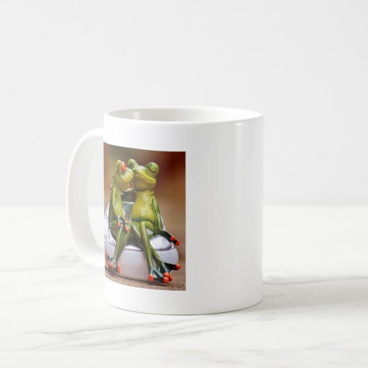 Happy Frogs Kaffeetasse (Vorderseite Links)