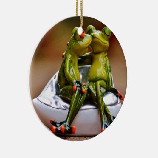 Happy Frogs Keramikornament (Rechts)
