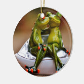 Happy Frogs Keramikornament (Links)