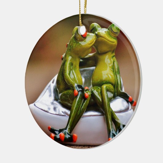 Happy Frogs Keramikornament (Links)