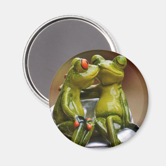 Happy Frogs Magnet (Vorderseite/Rückseite)