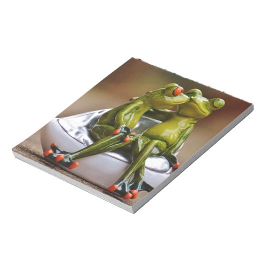 Happy Frogs Notizblock (Rotiert)