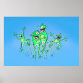 Happy Frogs Poster (Vorne)