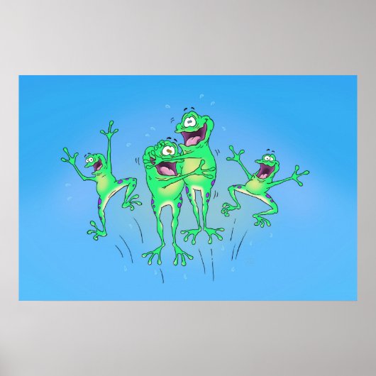 Happy Frogs Poster (Vorne)
