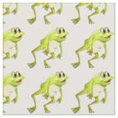 Happy Frogs Stoff (Nahaufnahme)