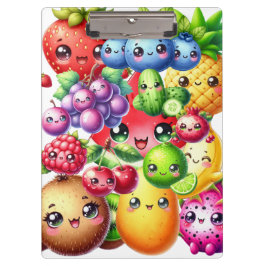 Happy Fruit Klemmbrett