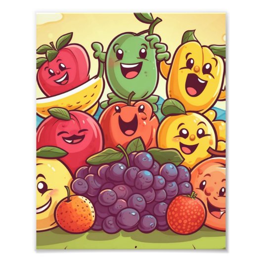 Happy Fruits Gift for Kids Fotodruck (Vorne)