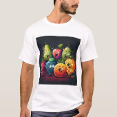 Happy fruits t Shirt (Vorderseite)