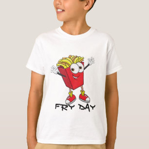 Happy Fryday Funny T-Shirt - French Fries Spaß Tsh