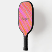 Happy Fun Colorful Bold Bright Collection Pickleball Schläger (Links)