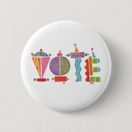 Happy Fun GOTV Button / Abstimmung