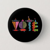 Happy Fun GOTV Button / Abstimmung (Vorderseite)