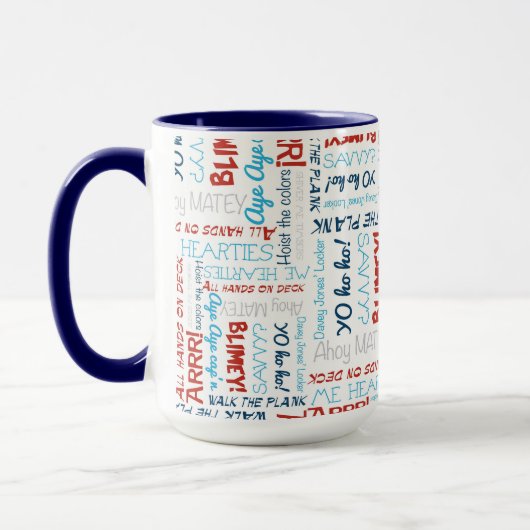 Happy Fun Party Pirate Tasse (Links)