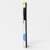 Happy Funky Yellow Blue Bubbles Case-Mate iPhone Hülle (Hinten/Links)