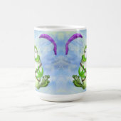 Happy Funny Frog Paraglider Tasse (Mittel)