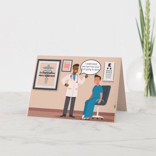 Happy Funny Retirement Card Karte (Vorderseite)