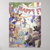 Happy furry con poster (Vorne)