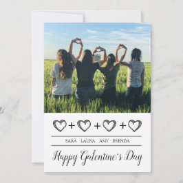 Happy Galentines Day Best Friends Foto Feiertagskarte