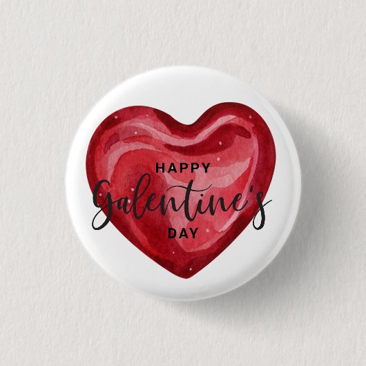 Happy Galentines Day Button (Vorderseite)