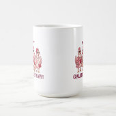 Happy Galentines Day Chicken Squad Funny Glam Hens Kaffeetasse (Mittel)