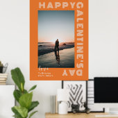 Happy Galentine's Day Foto Collage Couple geklappt Poster (Heimbüro)