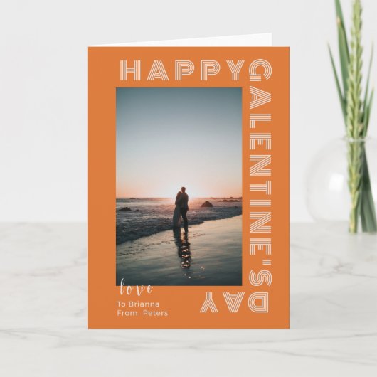 Happy Galentine's Day Foto Collage Couple geklappt Programm (Vorderseite)