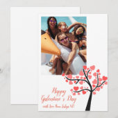 Happy Galentine's Day Foto Feiertagskarte (Vorne/Hinten)