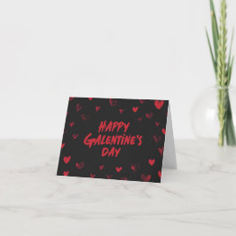 Happy Galentine's day girl friends Valentine's day Feiertagskarte