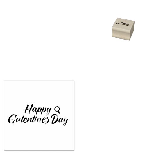 Happy Galentines Day Gummistempel (Stempel)