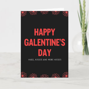 Happy Galentines Day Hugs Karte