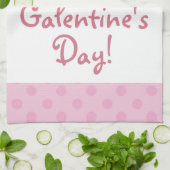 Happy Galentine's Day Pajamas Küchentuch (Gefaltet)