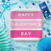 Happy Galentine's Day Paper Plate Pappteller (Party)