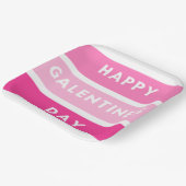 Happy Galentine's Day Paper Plate Pappteller (Gewinkelt)