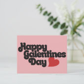 Happy Galentines Day Postkarte (Stehend Vorderseite)