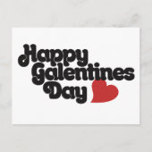 Happy Galentines Day Postkarte (Vorderseite)