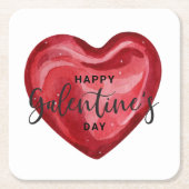 Happy Galentines Day Rechteckiger Pappuntersetzer (Vorderseite)