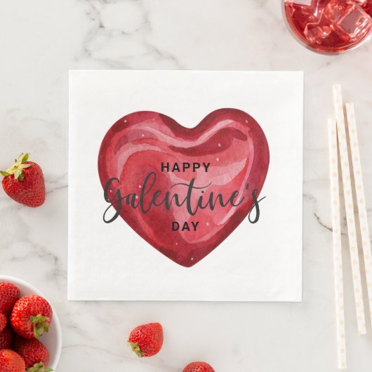 Happy Galentines Day Serviette (Beispiel)