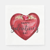 Happy Galentines Day Serviette (Vorderseite)